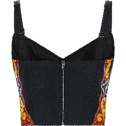 Multicolor Silk Tank Tops