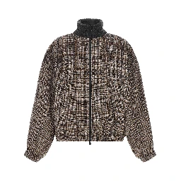 Brown Alpaca Leather Bomber