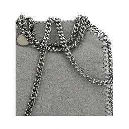 Gray Polyester Handbag