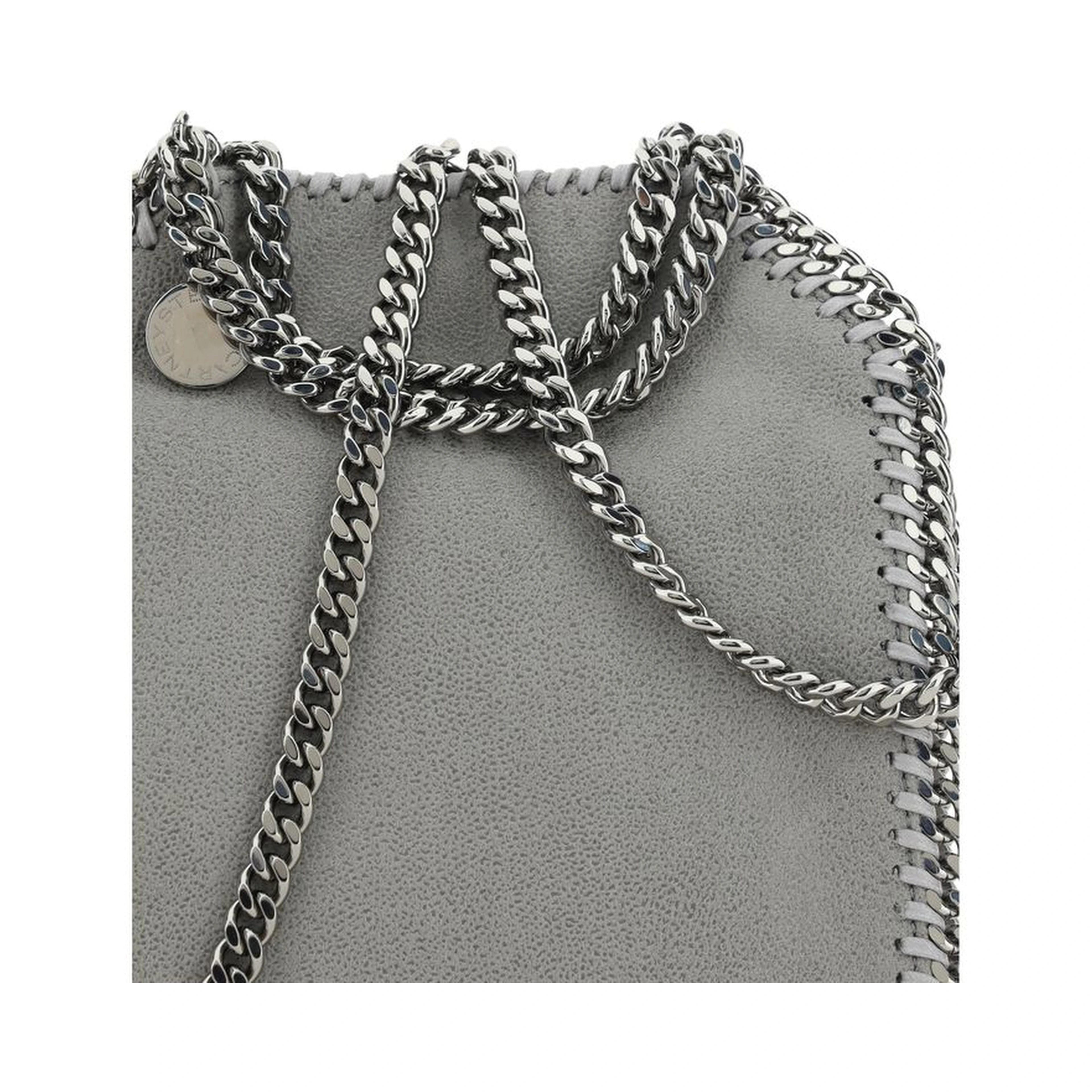 Gray Polyester Handbag
