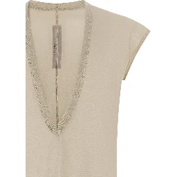 Beige Cotton T-Shirt