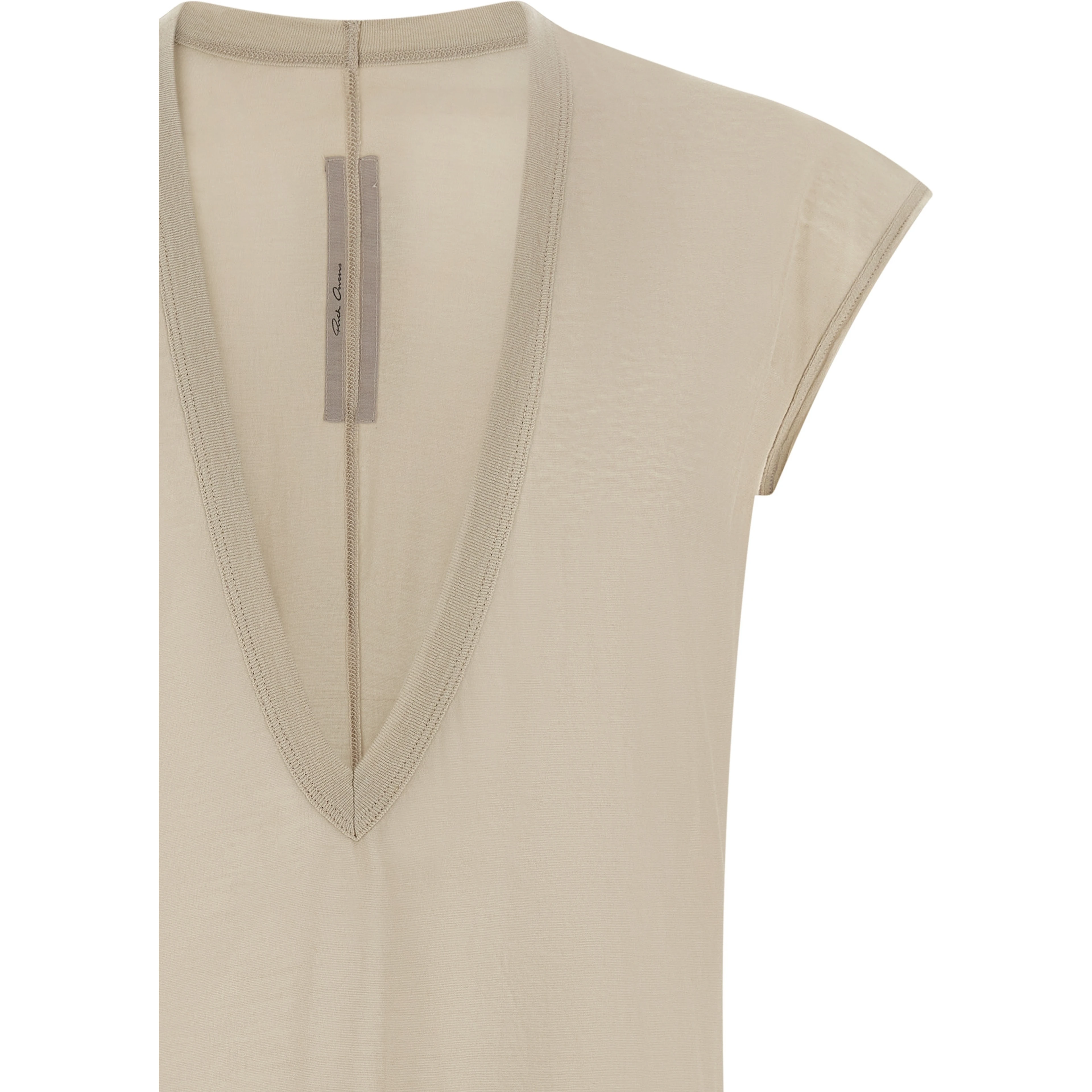 Beige Cotton T-Shirt