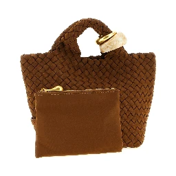 Brown Nylon Handbag