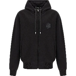 Black Cotton Sweatshirt