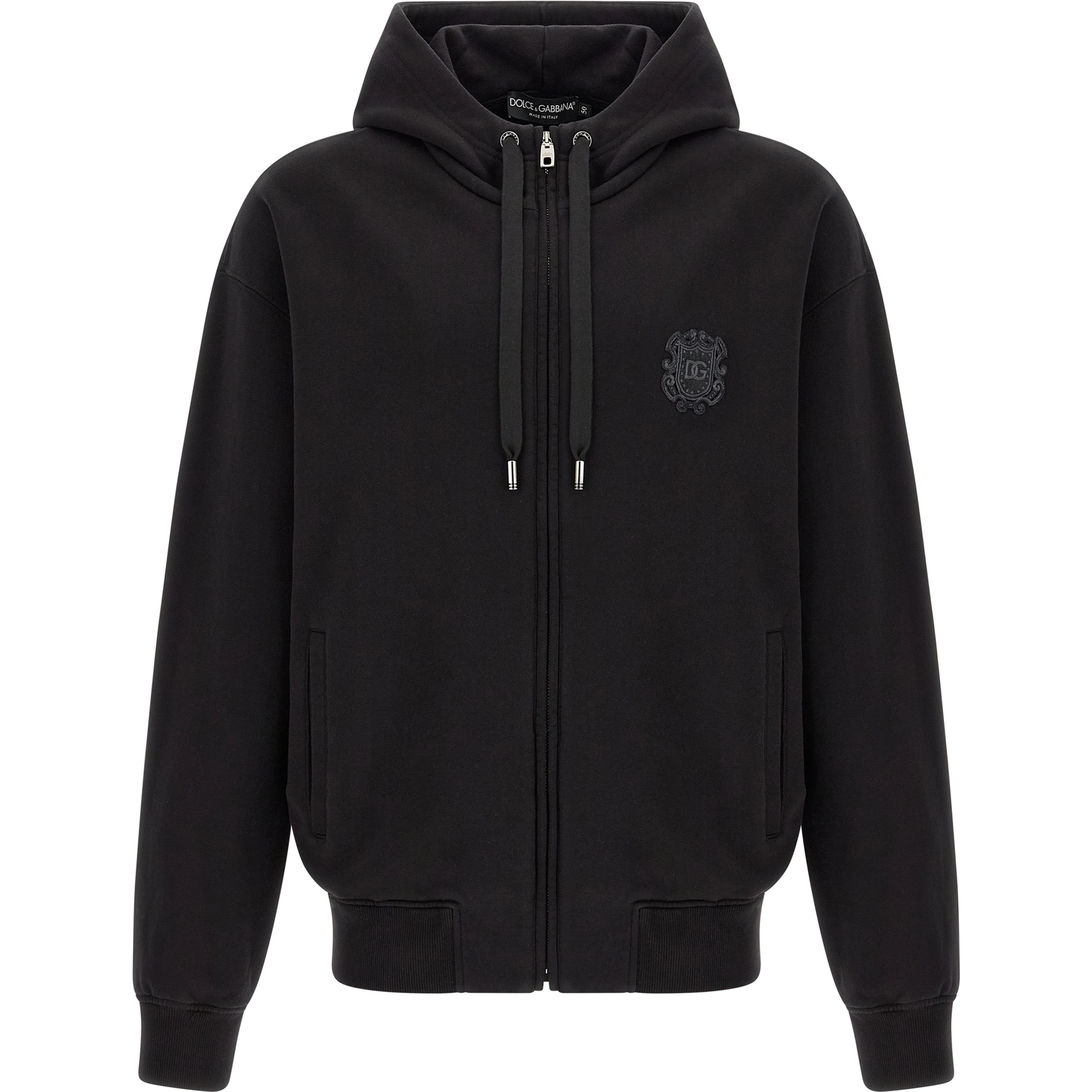 Black Cotton Sweatshirt