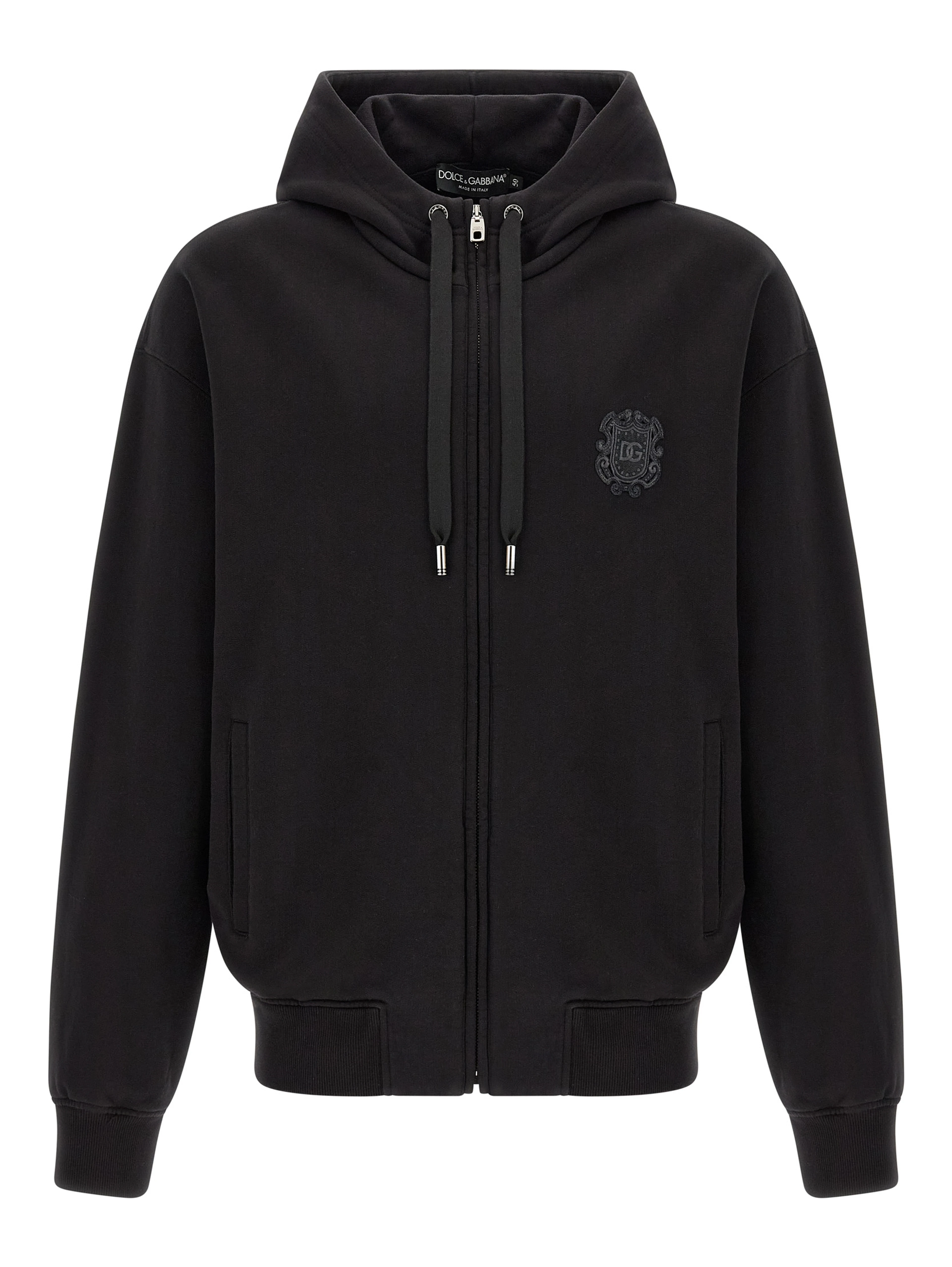 Black Cotton Sweatshirt