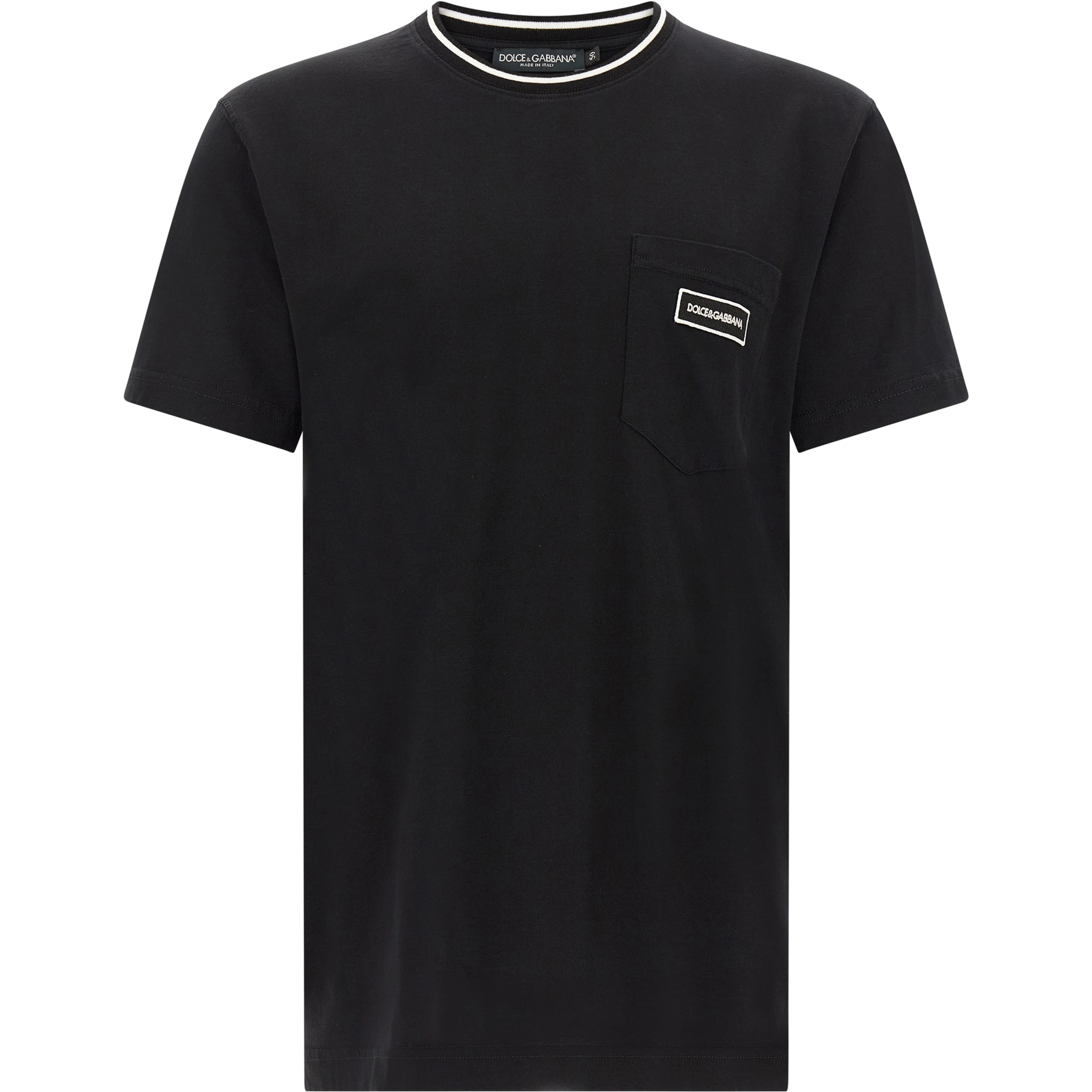 Black Cotton T-Shirt