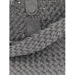 Gray Nylon Shoulder Bag