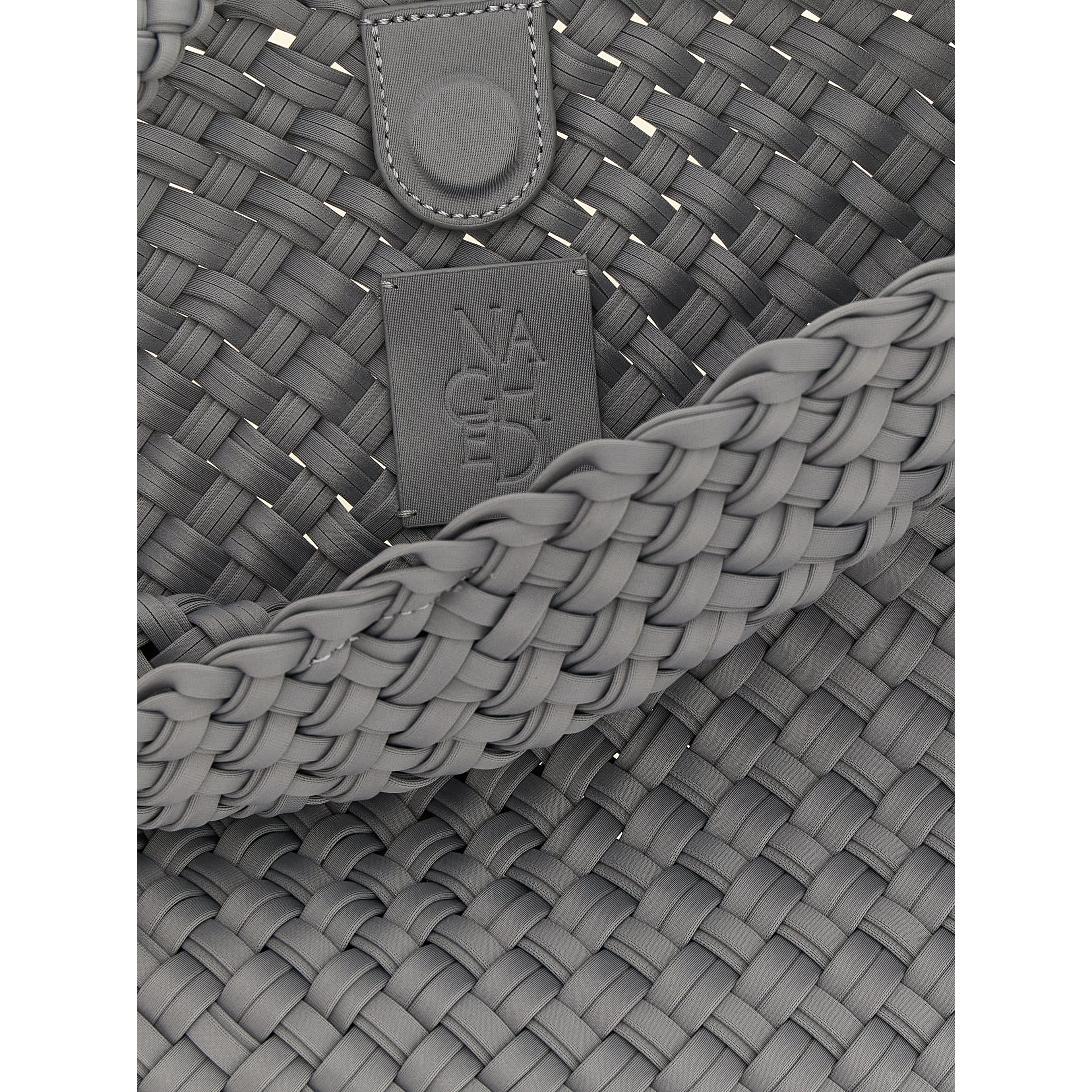Gray Nylon Shoulder Bag