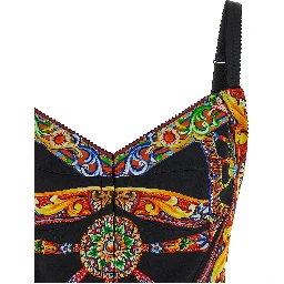 Multicolor Silk Tank Tops