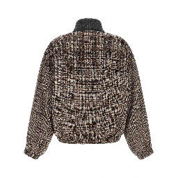 Brown Alpaca Leather Bomber