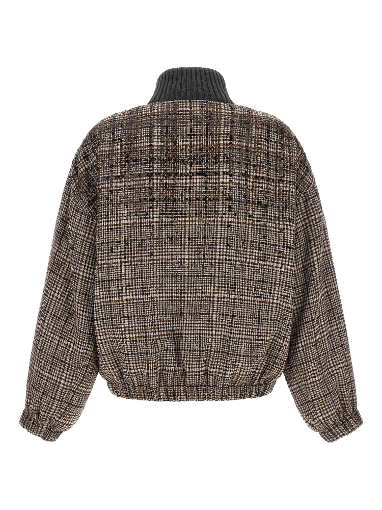 Brown Alpaca Leather Bomber alternative
