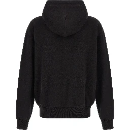Black Cotton Sweatshirt