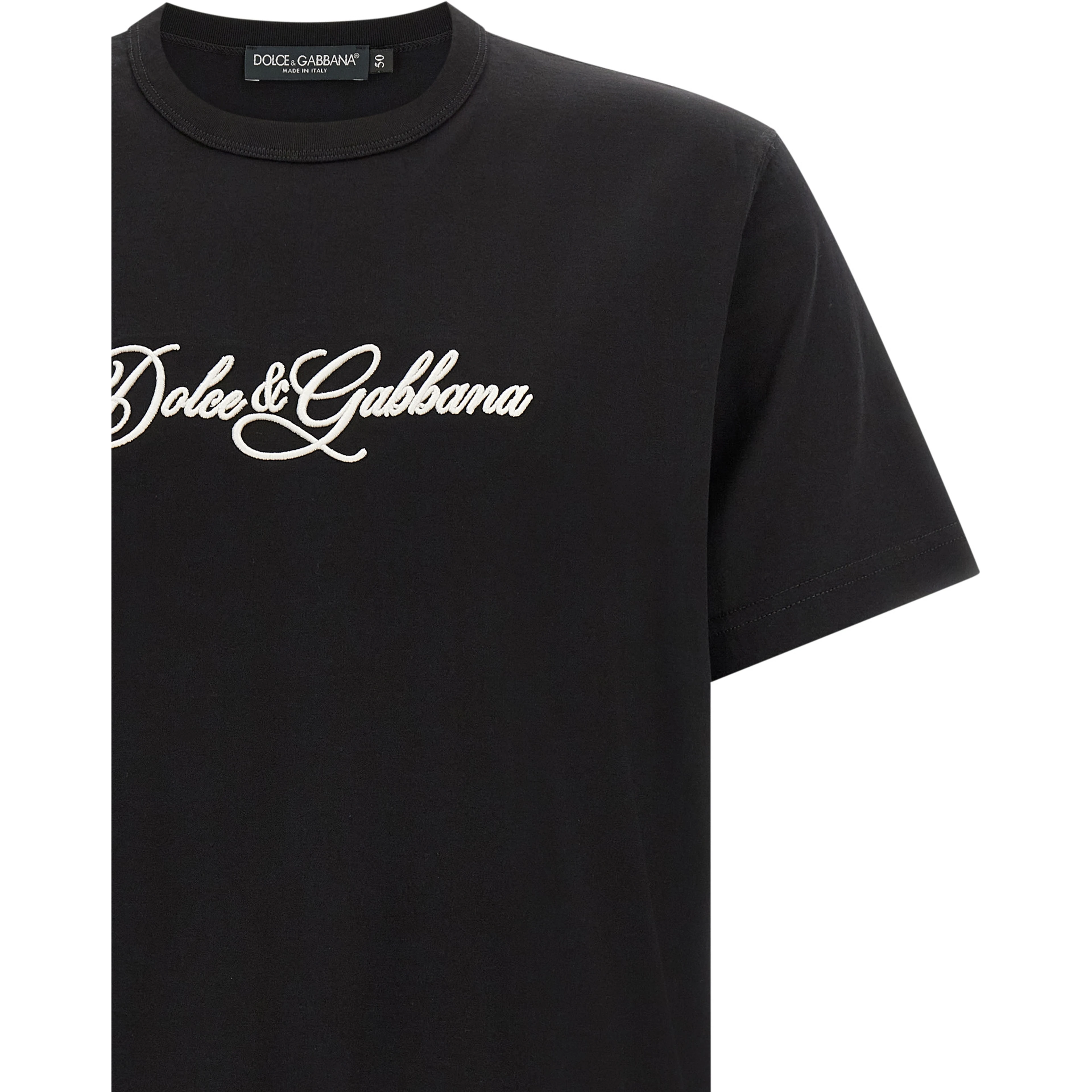 Black Cotton T-Shirt