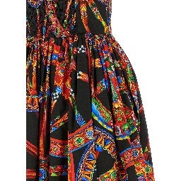 Multicolor Cotton Long Dress