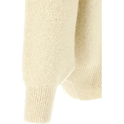White Marabou Sweatshirt