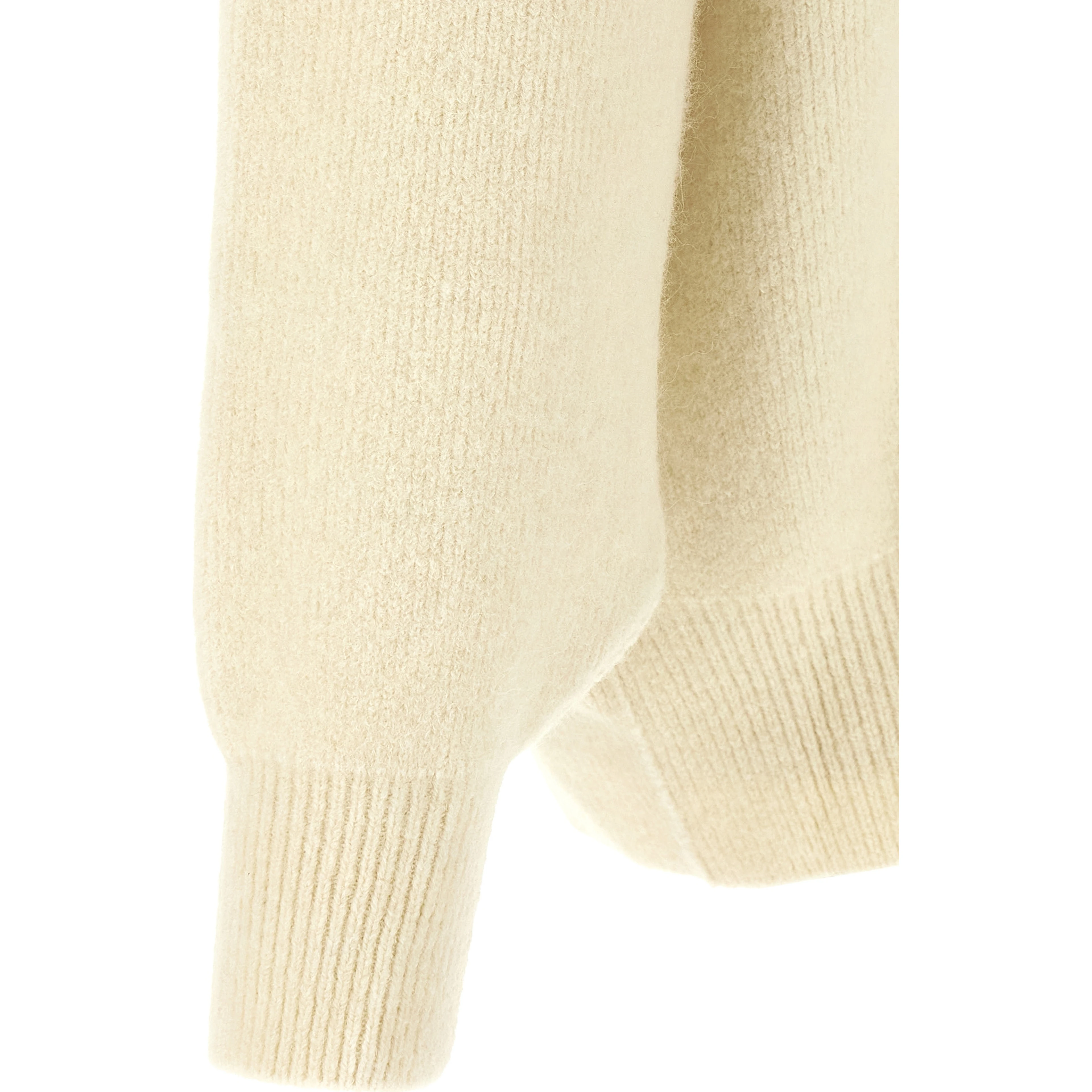 White Marabou Sweatshirt