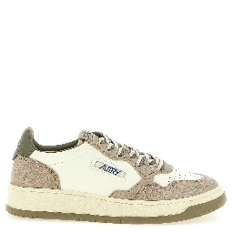 Multicolor Cowhide Athletic Sneakers
