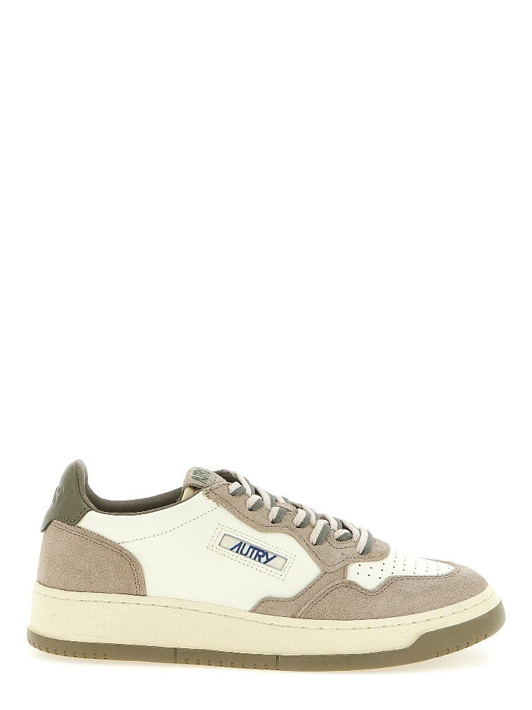 Multicolor Cowhide Athletic Sneakers