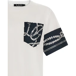 Blue Cotton T-Shirt
