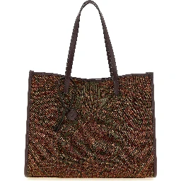 Multicolor Polyester Tote Bag