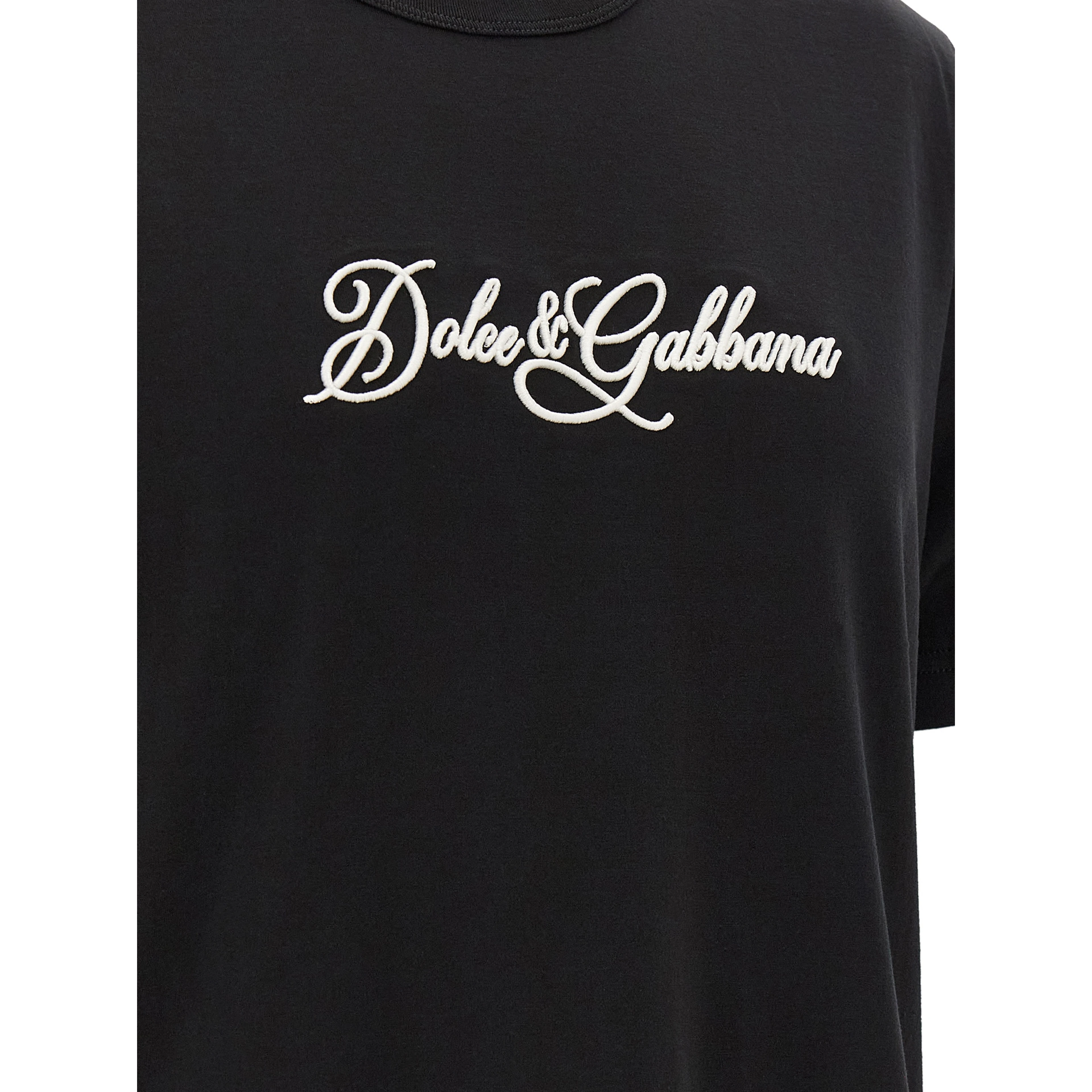 Black Cotton T-Shirt