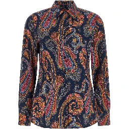 Blue Cotton Blouse