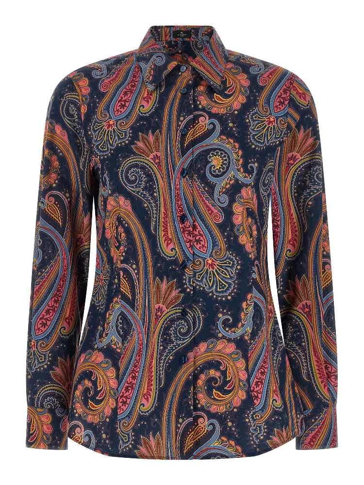 Blue Cotton Blouse