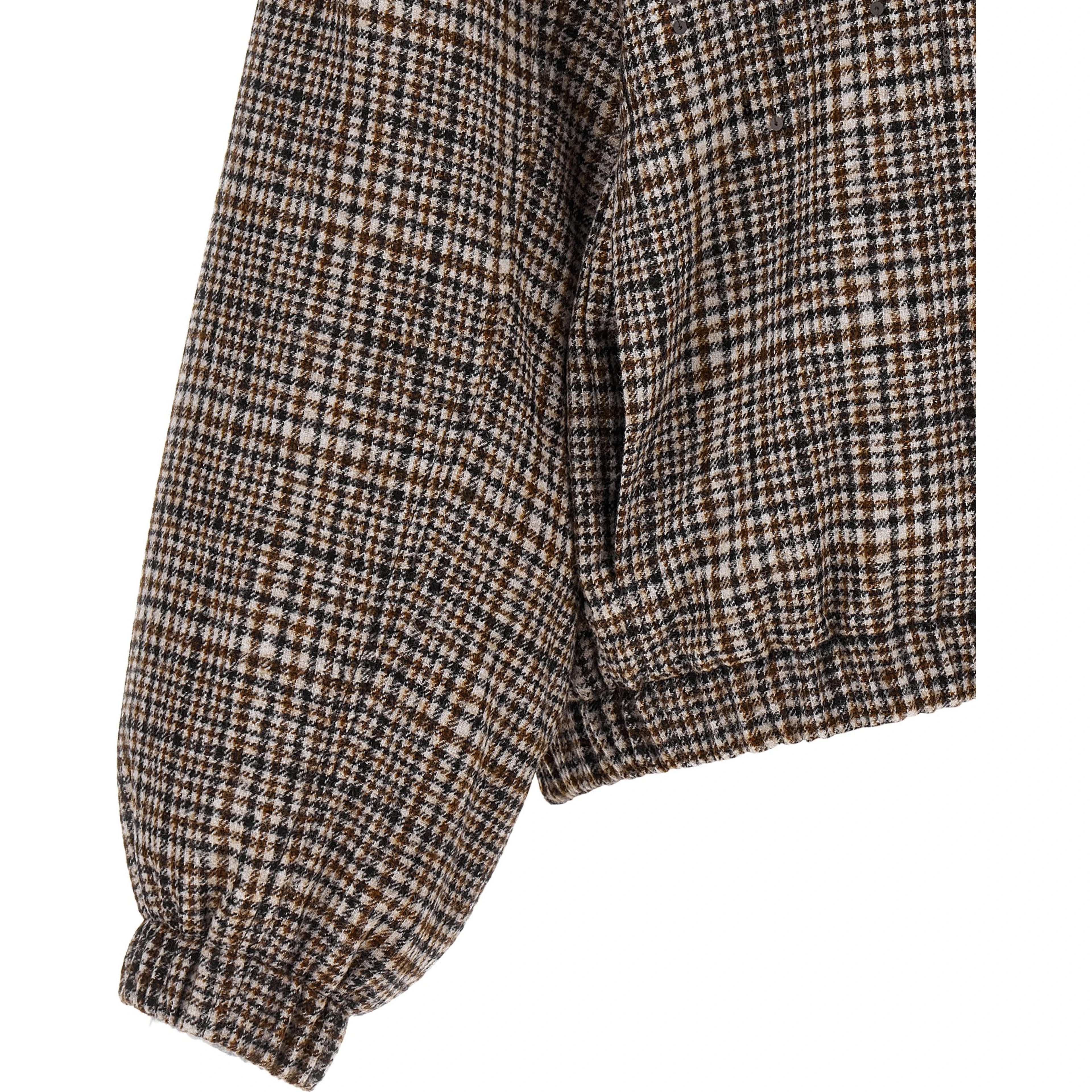 Brown Alpaca Leather Bomber