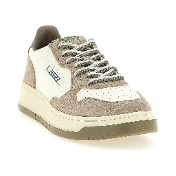 Multicolor Cowhide Athletic Sneakers