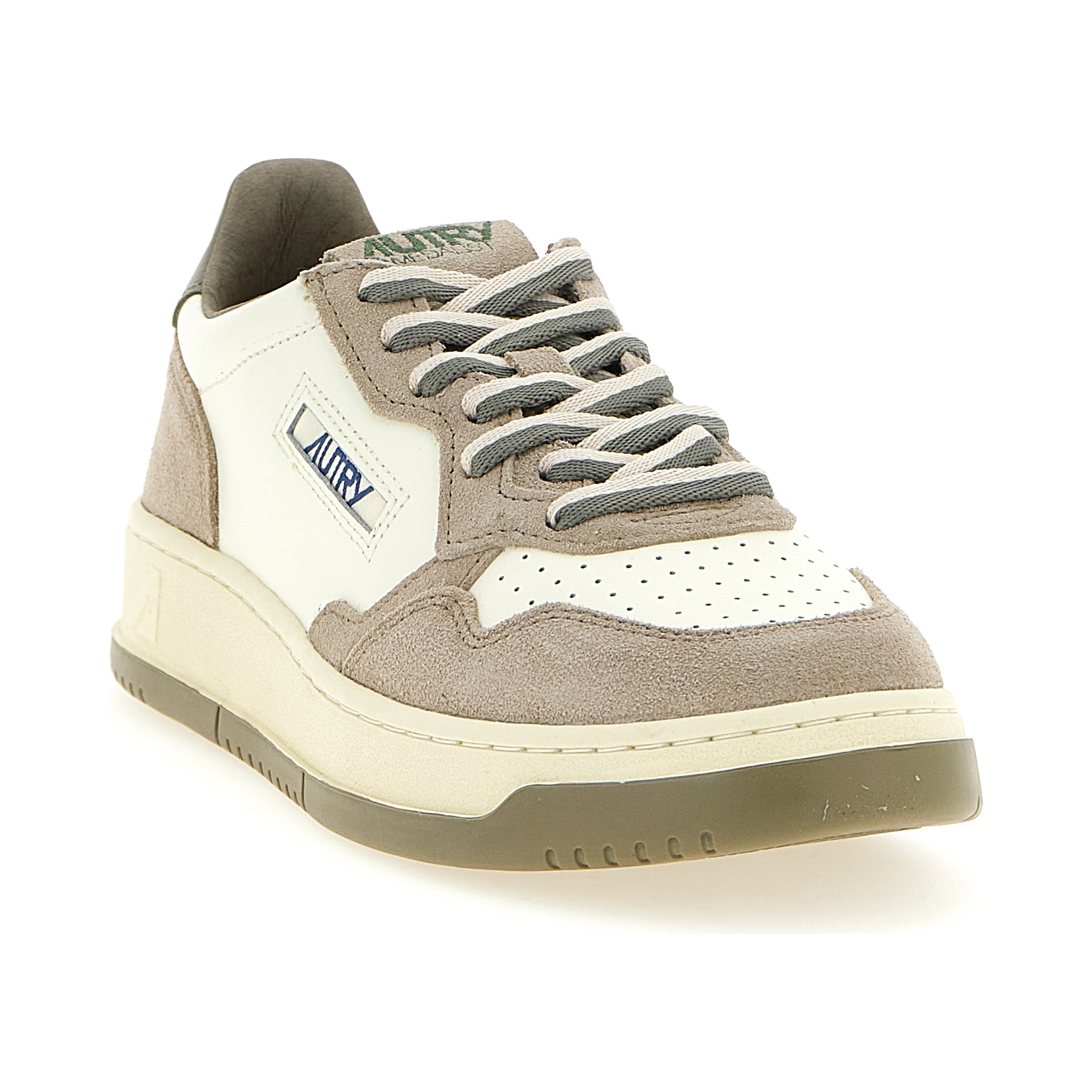 Multicolor Cowhide Athletic Sneakers