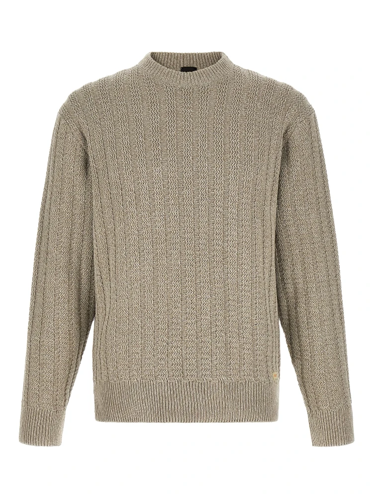 Beige Cotton Cardigan