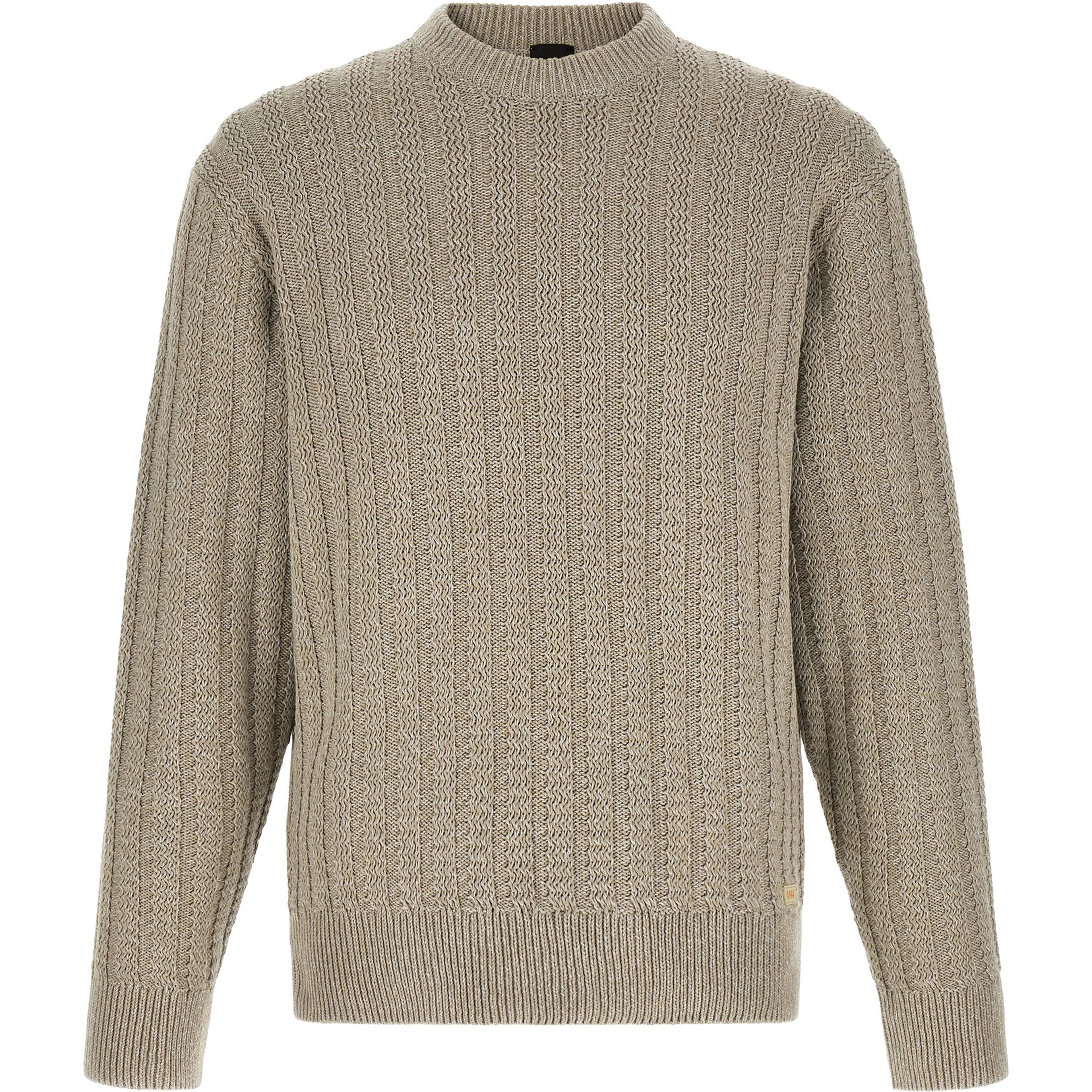 Beige Cotton Cardigan