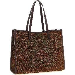 Multicolor Polyester Tote Bag