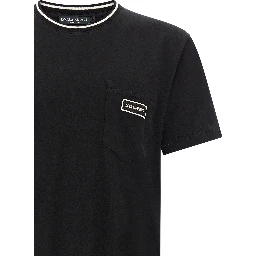 Black Cotton T-Shirt