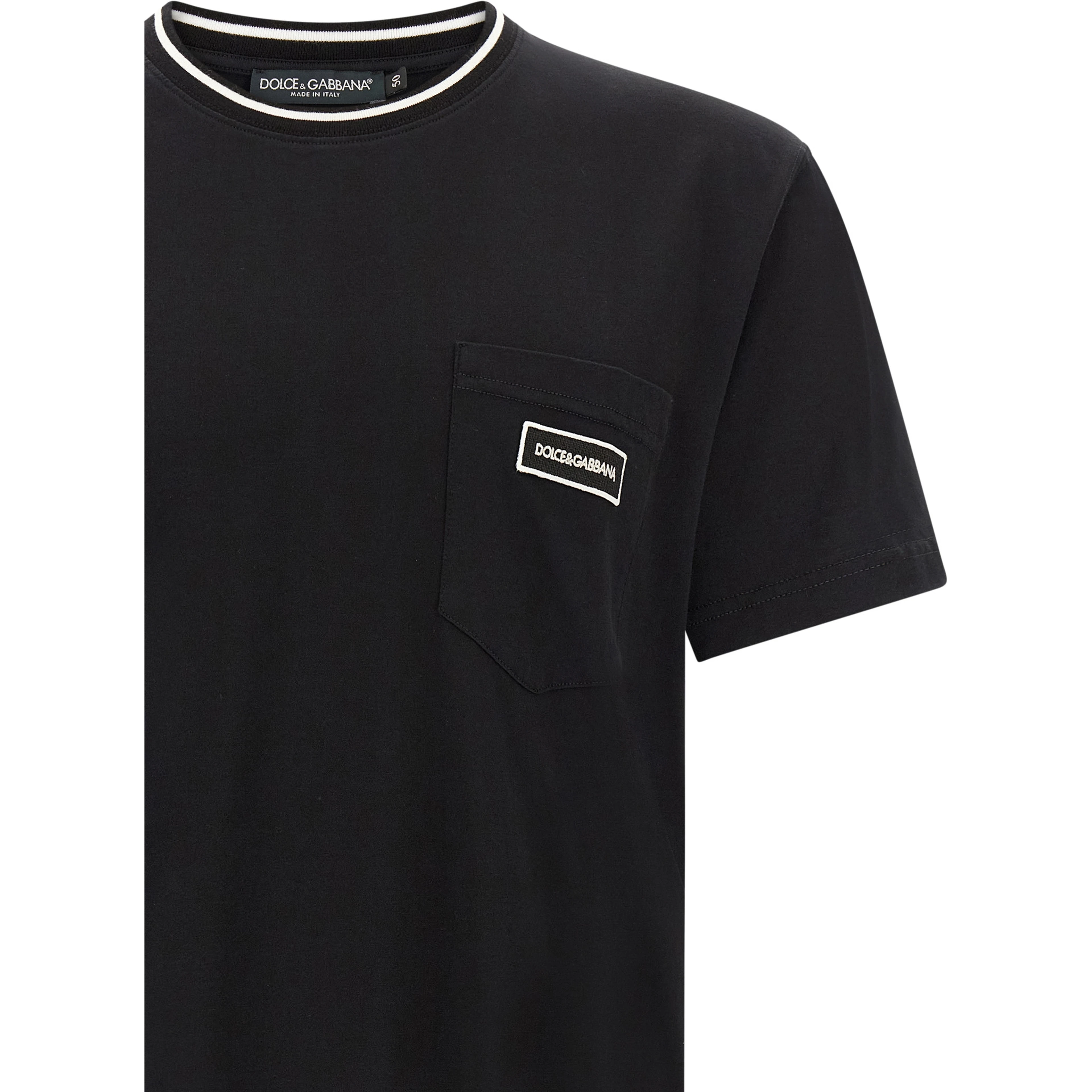 Black Cotton T-Shirt