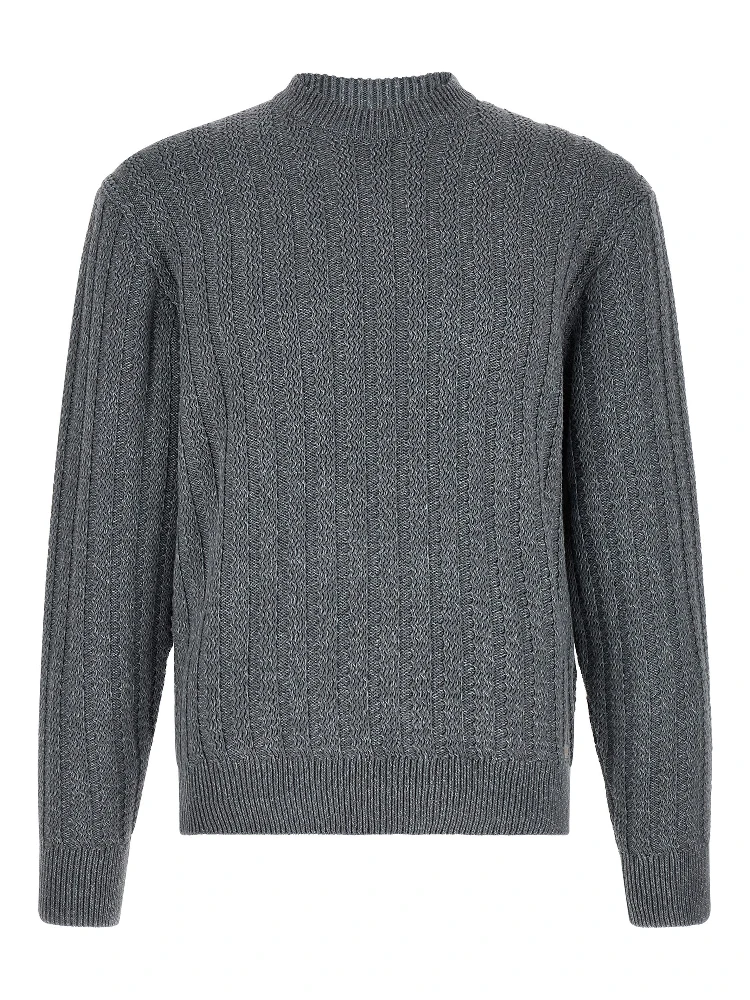 Gray Cotton Cardigan