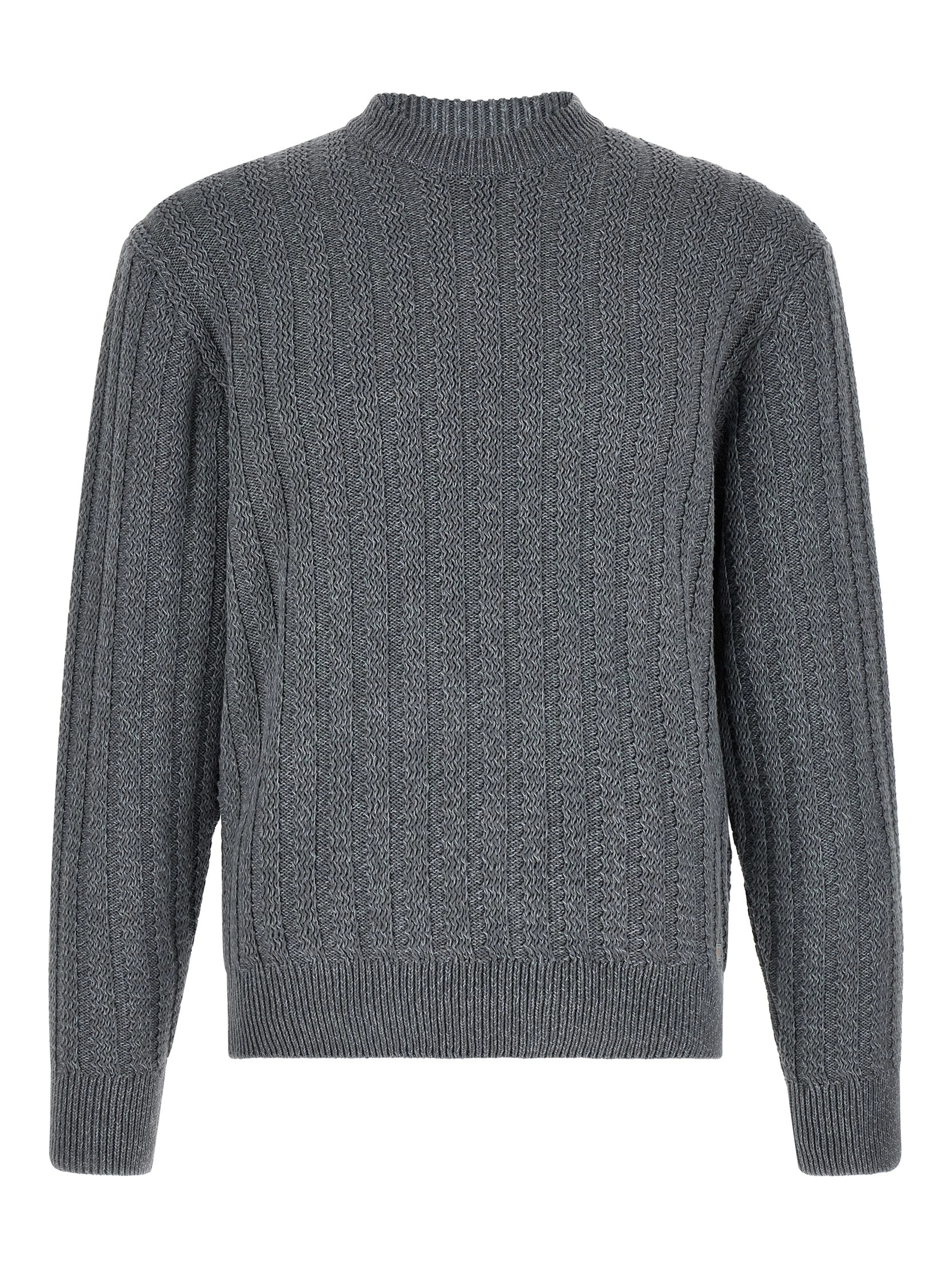 Gray Cotton Cardigan