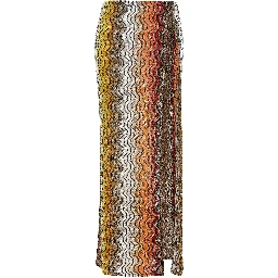 Multicolor Viscose Mini Skirt