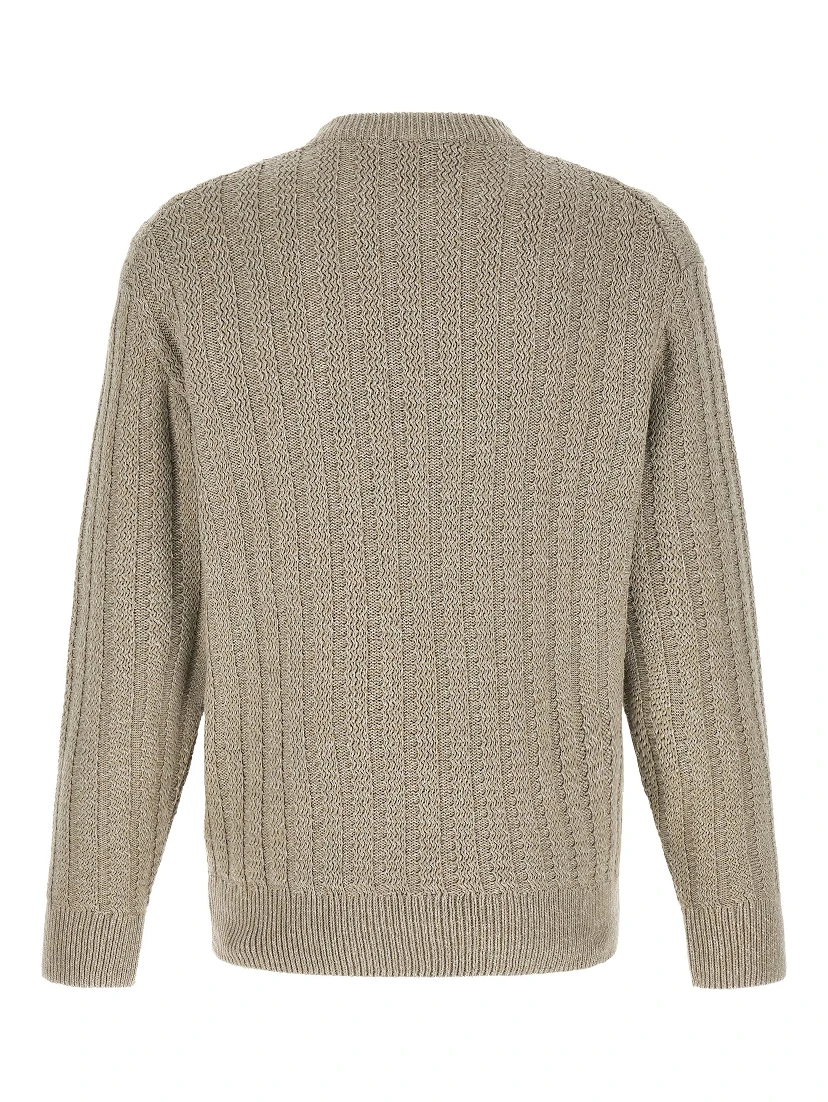 Beige Cotton Cardigan