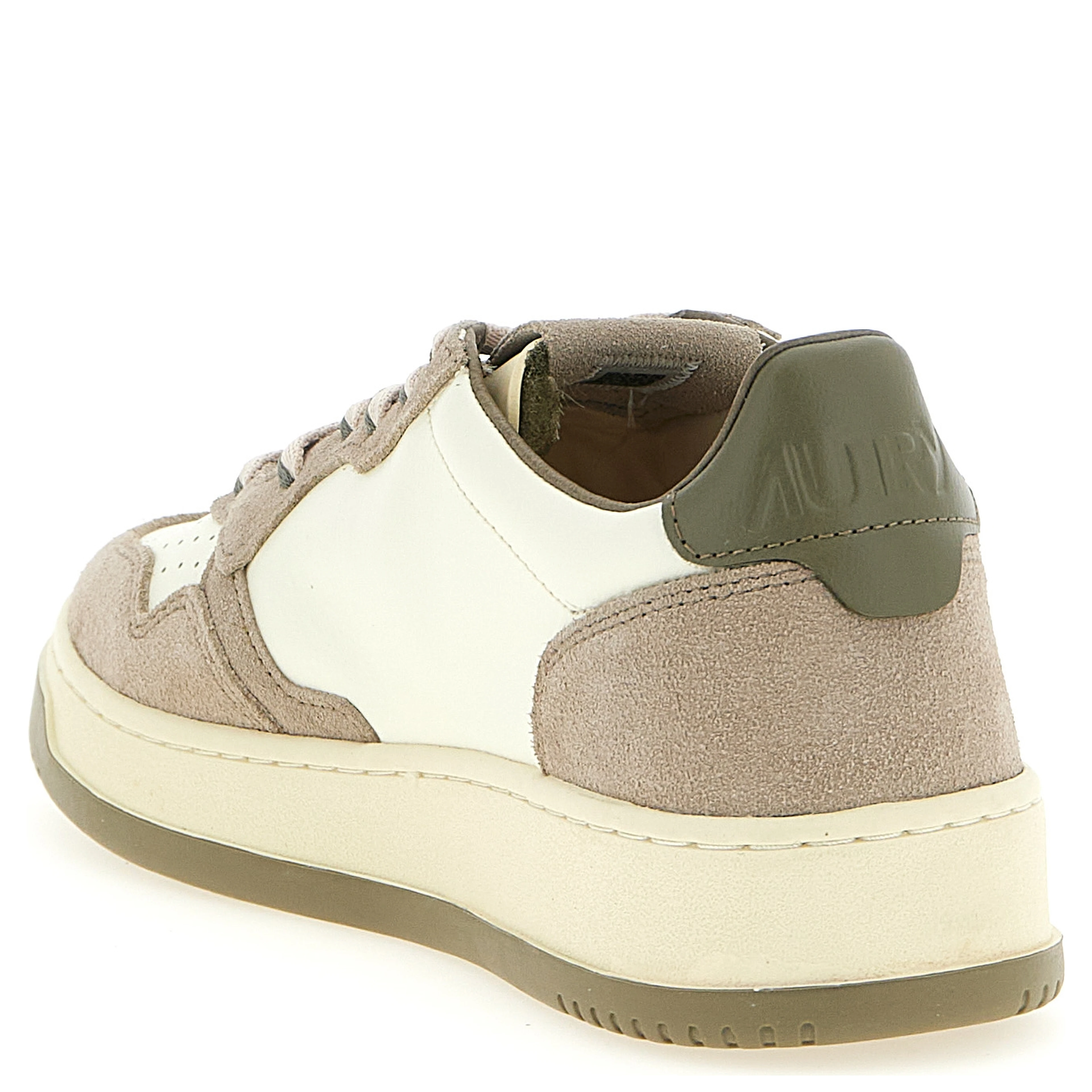 Multicolor Cowhide Athletic Sneakers