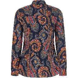 Blue Cotton Blouse