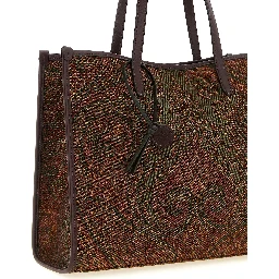 Multicolor Polyester Tote Bag