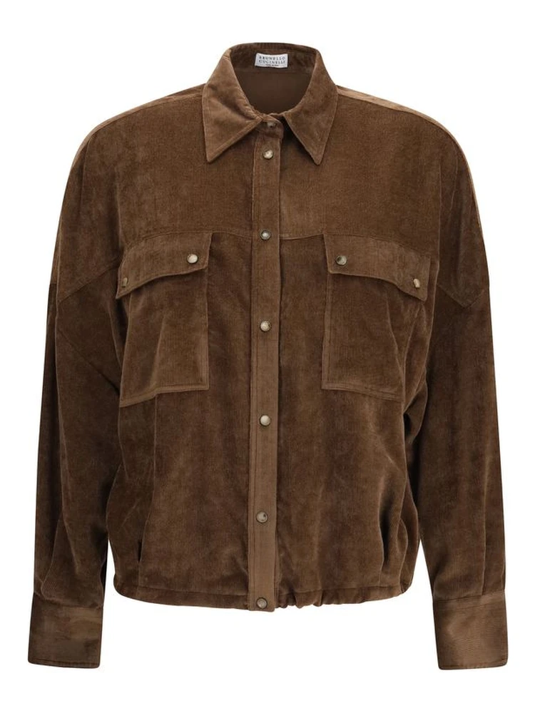 Brown Viscose Shirt
