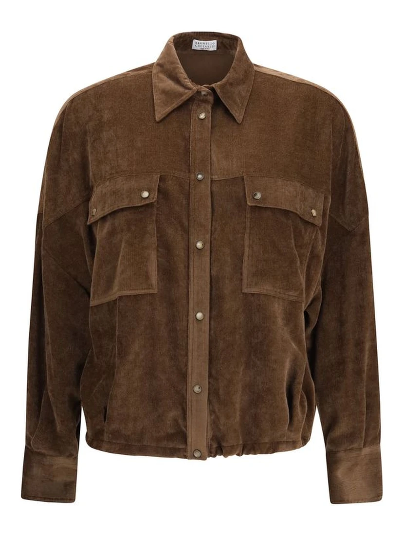 Brown Viscose Shirt
