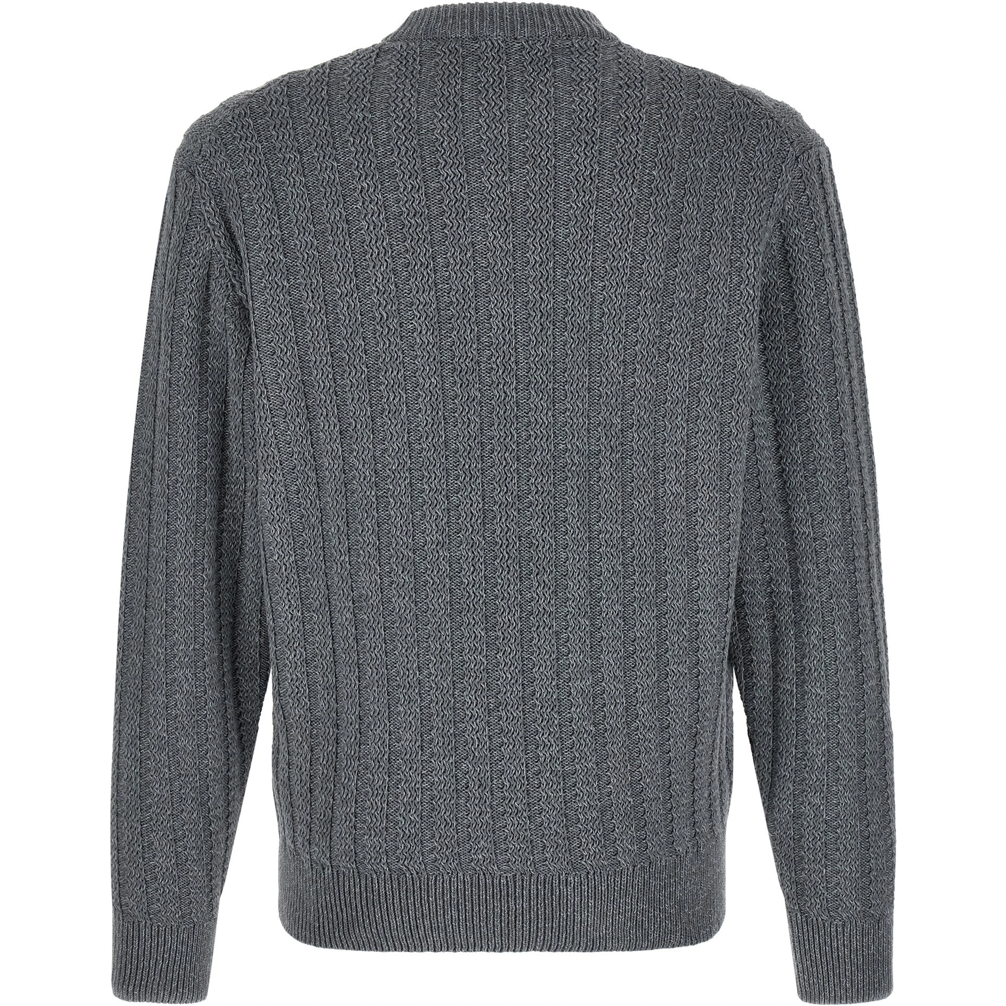 Gray Cotton Cardigan