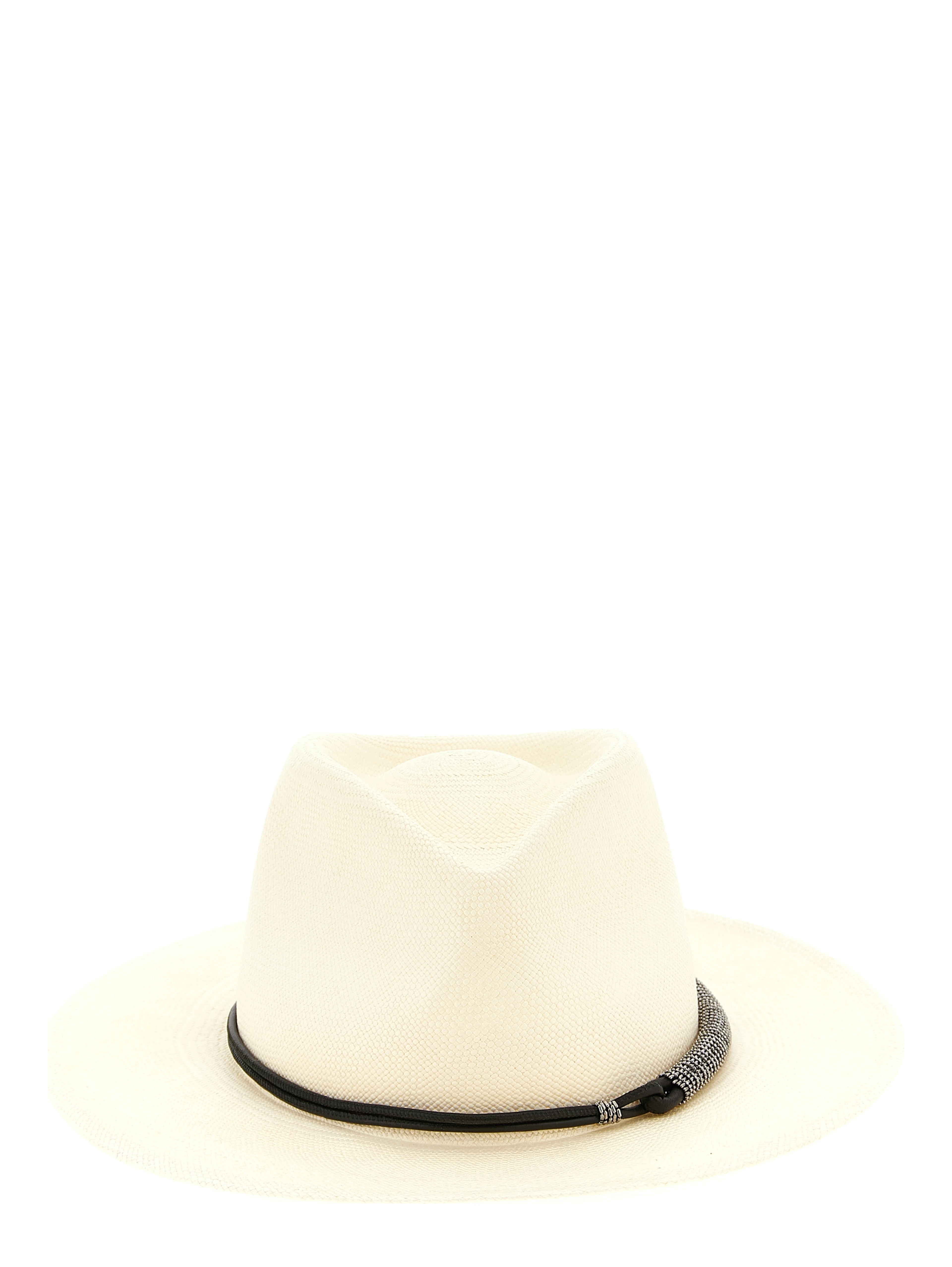 Beige Polyamide Fedora