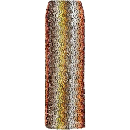 Multicolor Viscose Mini Skirt