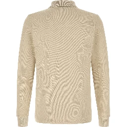 Beige Cotton Polo Shirt