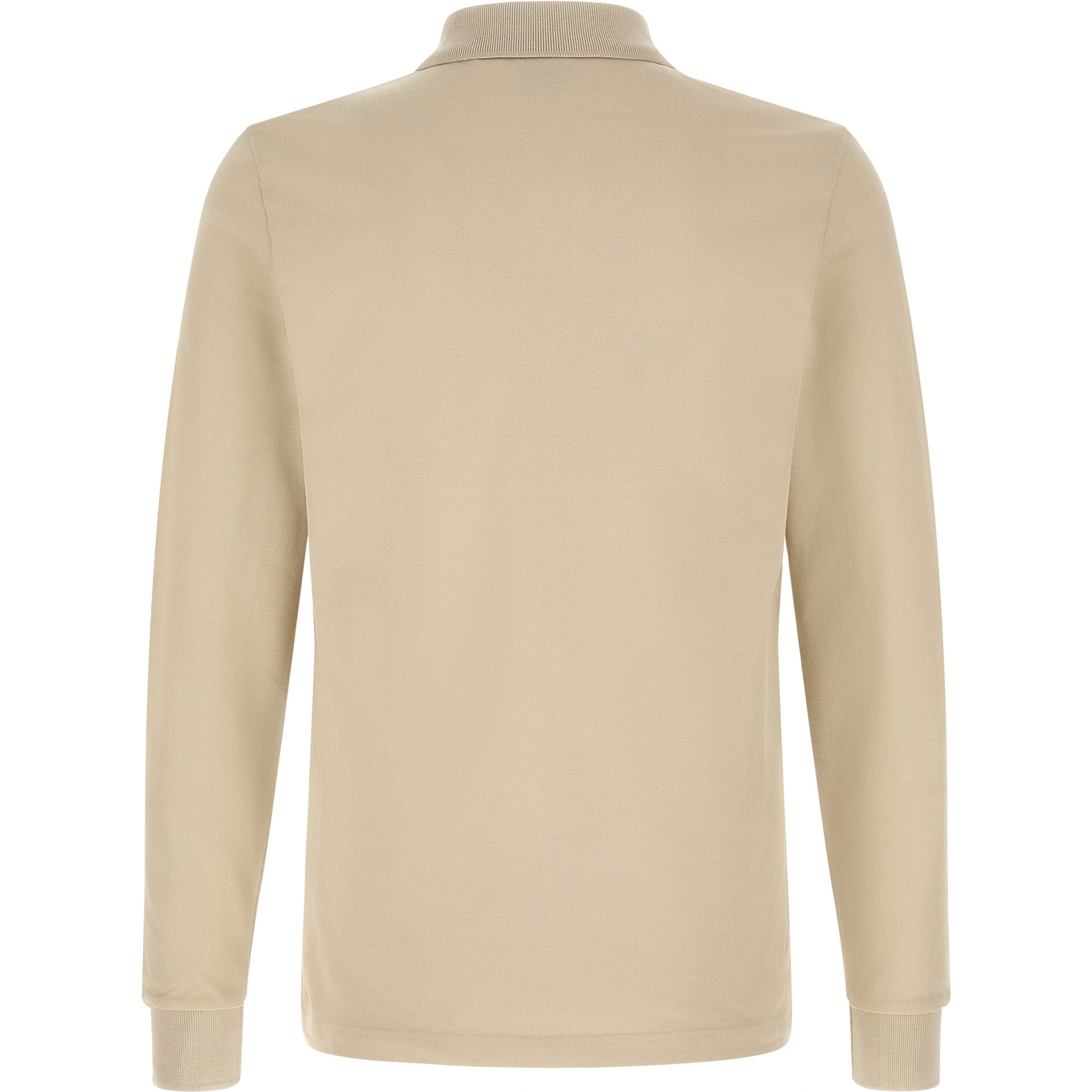 Beige Cotton Polo Shirt